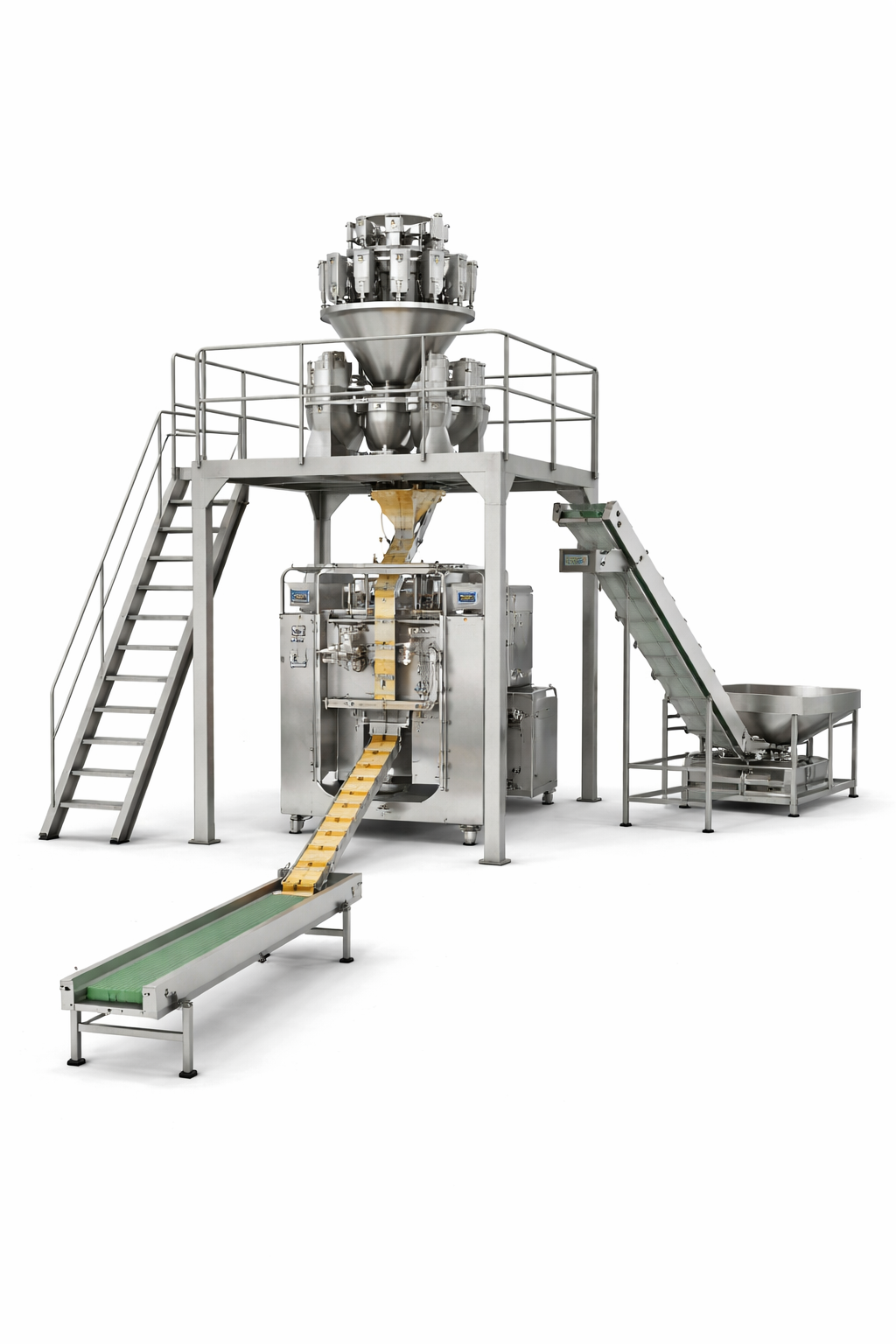 10 Head Weigher With Pneumatic Bagger Model No. SM-503